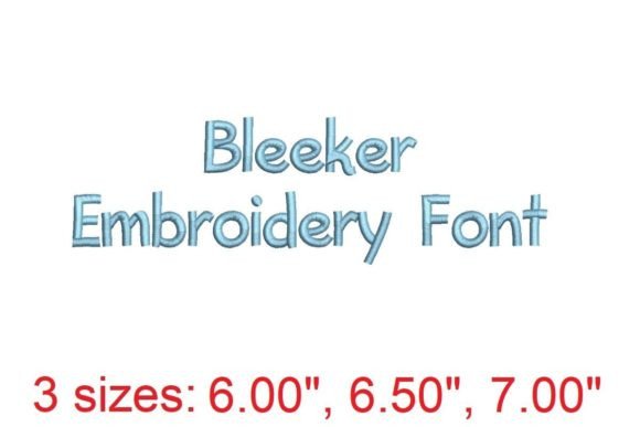 Bleeker Embroidery Font: A Designer’s Review