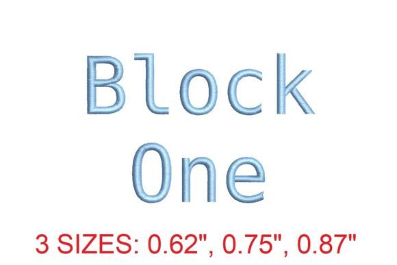 Block One Embroidery Font: A Designer Review