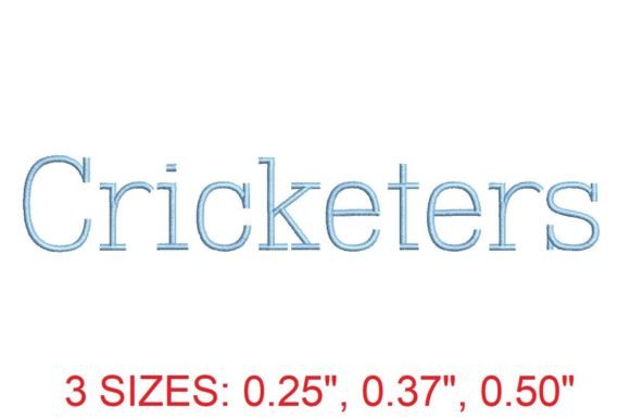 Cricketers Embroidery Font: A Designer Review