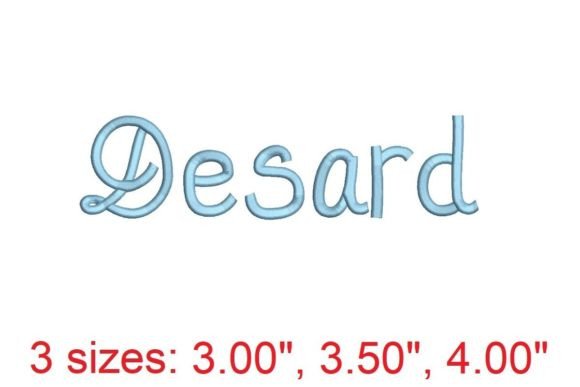 Desard Font Review: Real Embroidery Testing