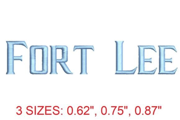 Fort Lee Embroidery Font: A Boutique Sweatshirt Review