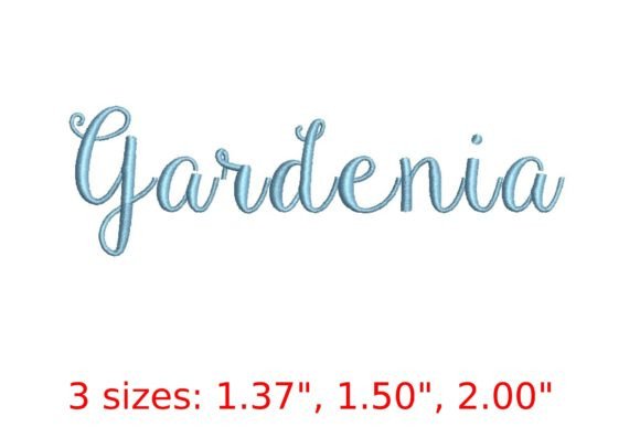 Gardenia Font: A Holiday Embroidery Review