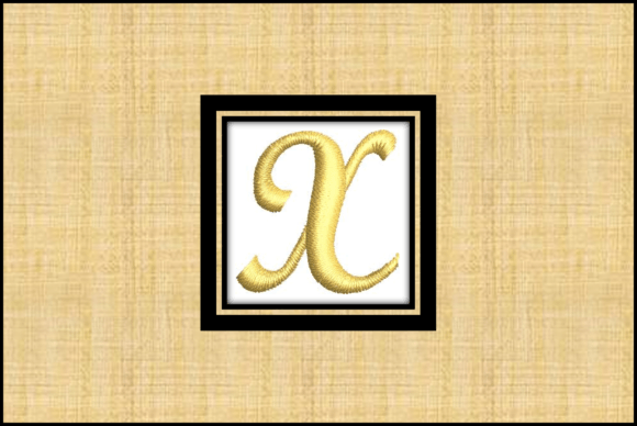 Gold Letter X: A Designer’s Stitch-Out Review