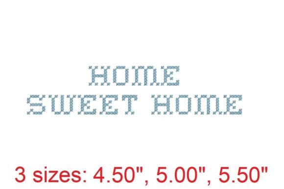 Home Sweet Home: A Holiday Embroidery Font Review