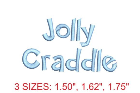 Jolly Cradle Embroidery Font: A Boutique Review