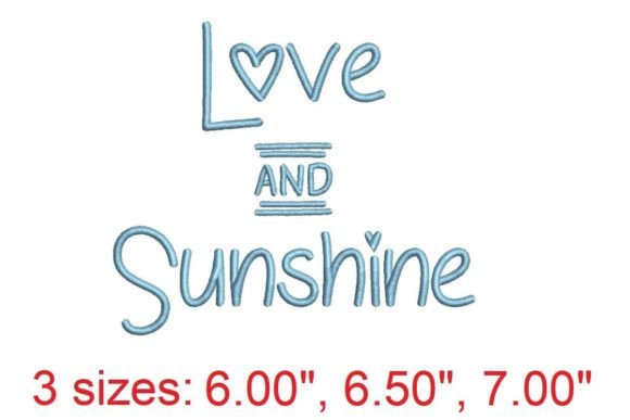 Love and Sunshine: A Holiday Embroidery Font Review