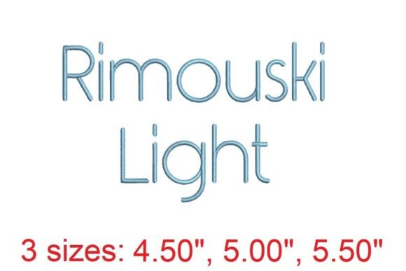 Rimouski Light Embroidery Font: A Designer Review