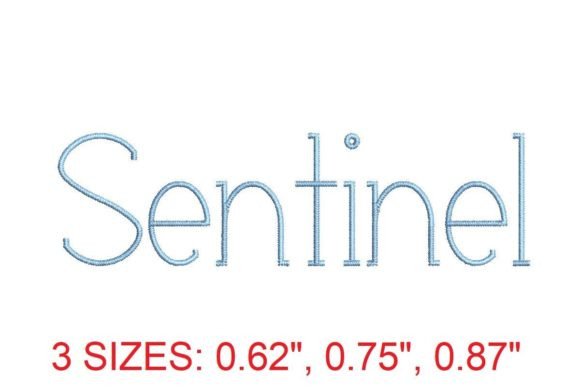 Sentinel Embroidery Font: A Seller’s Review