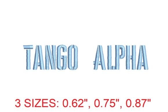 Tango Alpha Embroidery Font: A Designer’s Review
